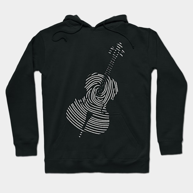 Classical Music Cello Hoodie by HBfunshirts